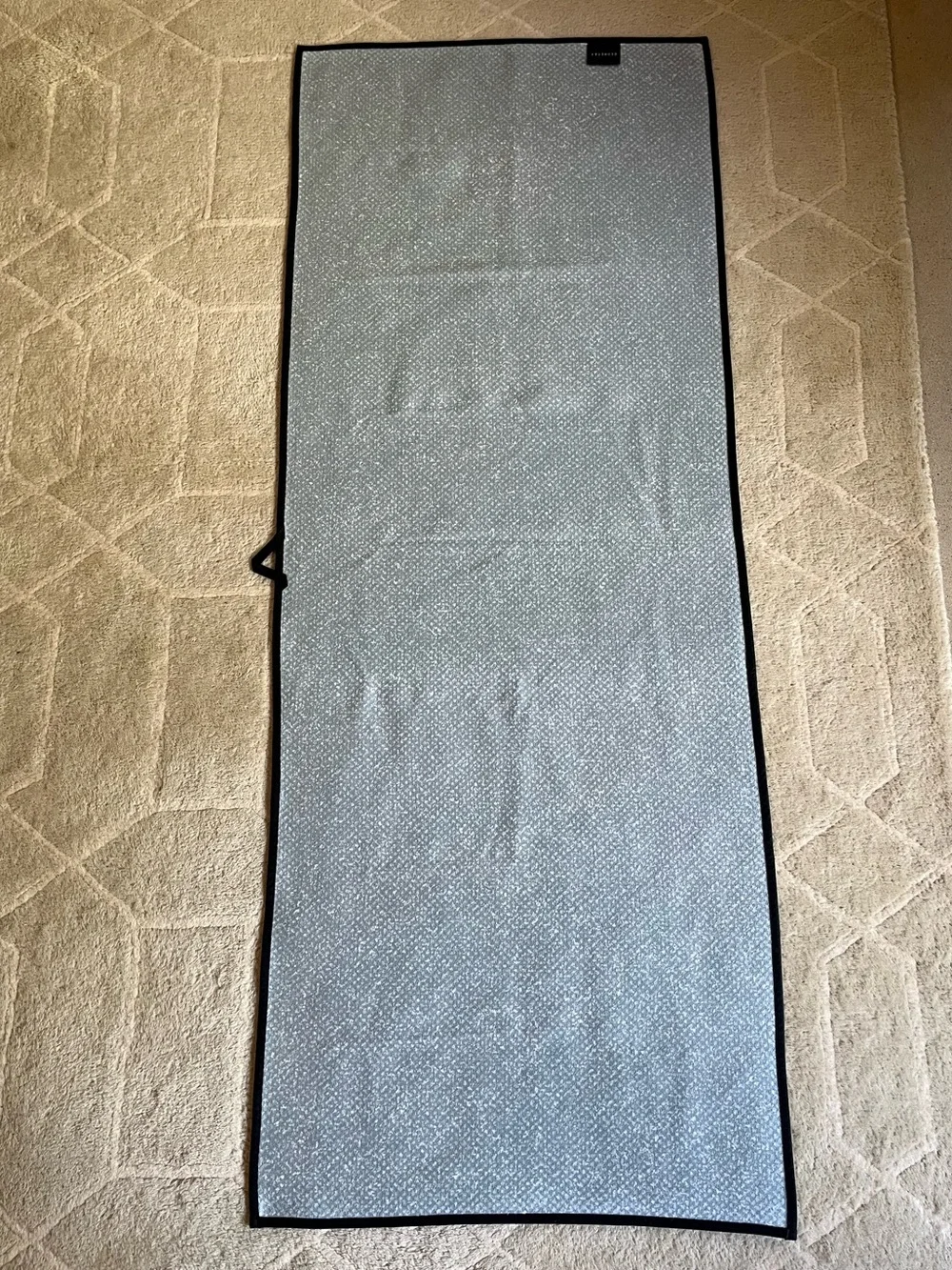 Geometry Bend Yoga Towel
